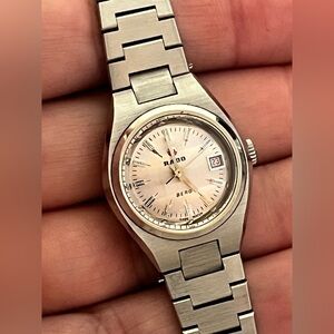 Rado Berg Vintage Swiss Made Women's Silver Color Automatic Watch